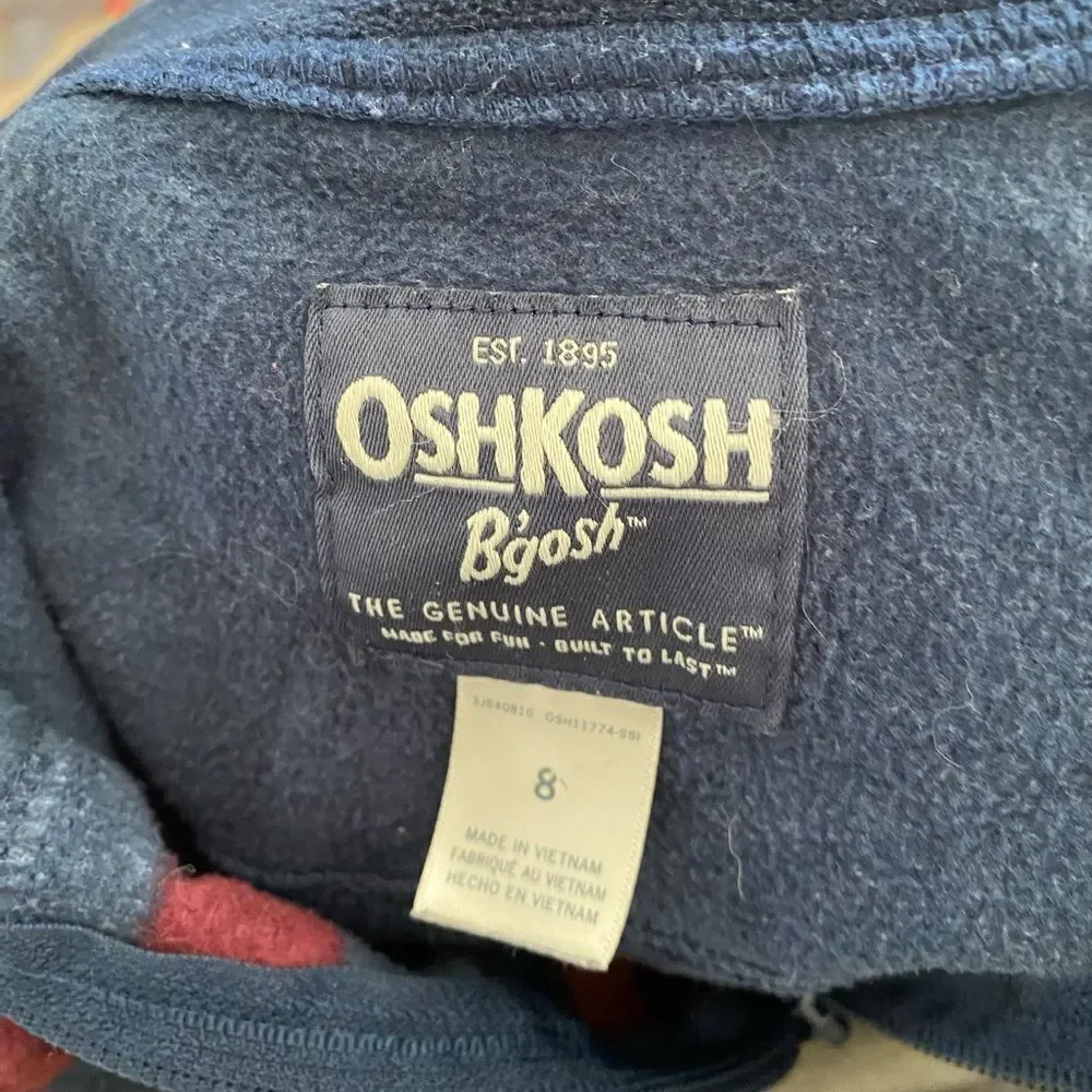 Boys OshKosh Fleece Zip Up Jacket